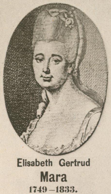 Elisabeth Gertrud Mara (metszet) alkotó: English School