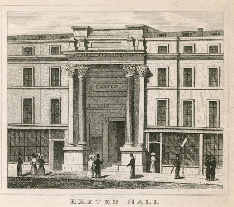 Exeter Hall, Strand, London alkotó: English School