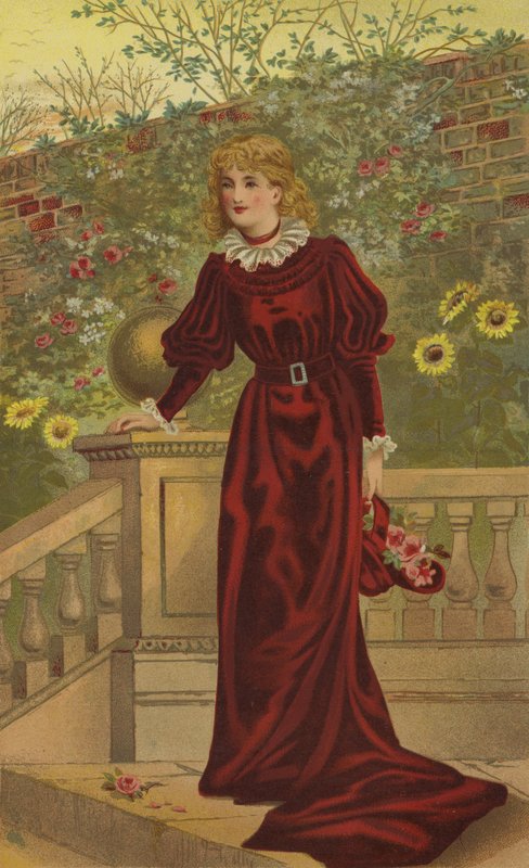 Várakozás (chromolitho) alkotó: English School