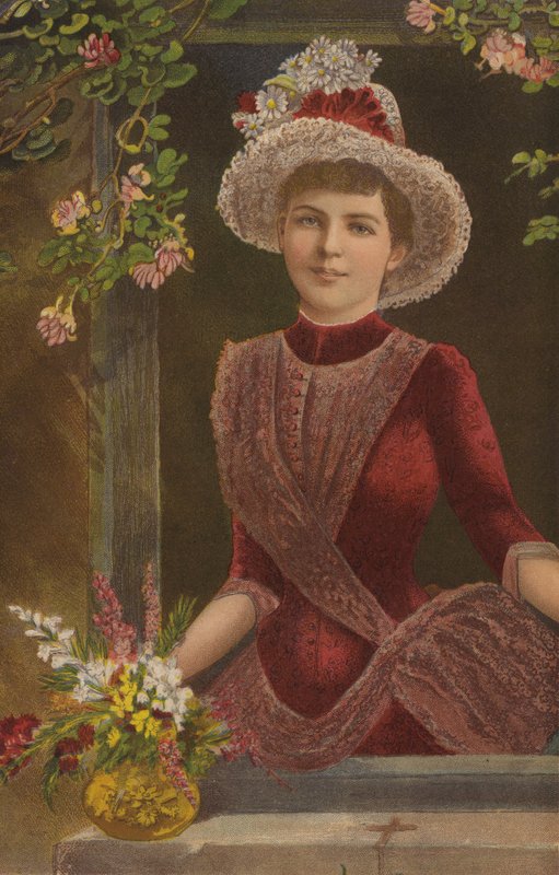 Várakozás (chromolitho) alkotó: English School