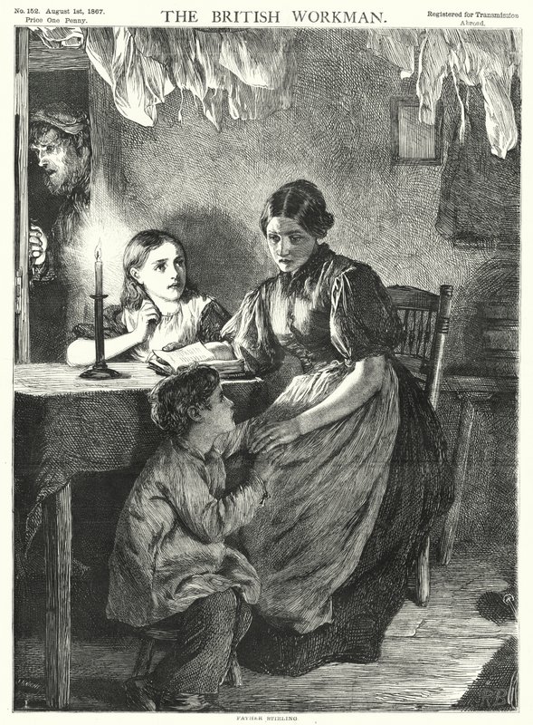 Stirling atya (metszet) alkotó: English School