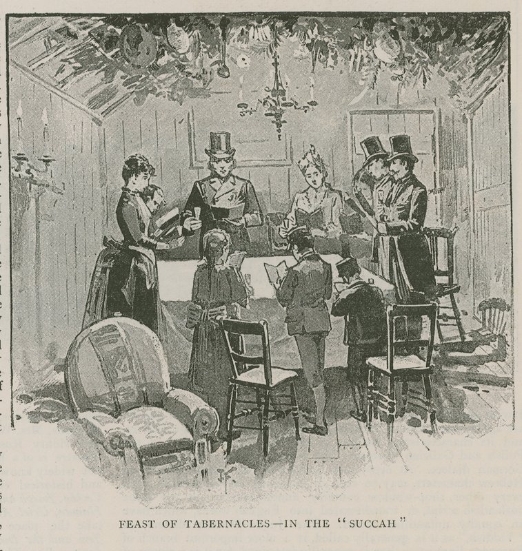 Tabernákulumok ünnepe – a Succahban alkotó: English School