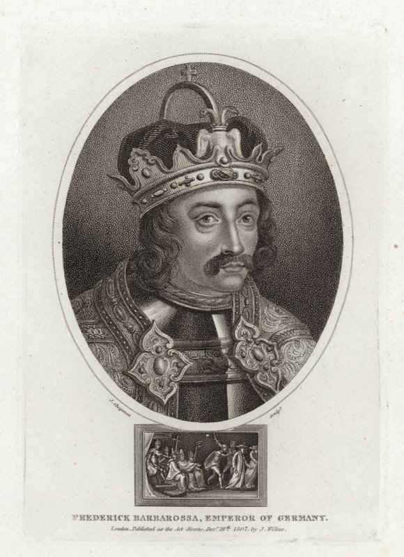 Frigyes Barbarossa, Németország császára alkotó: English School