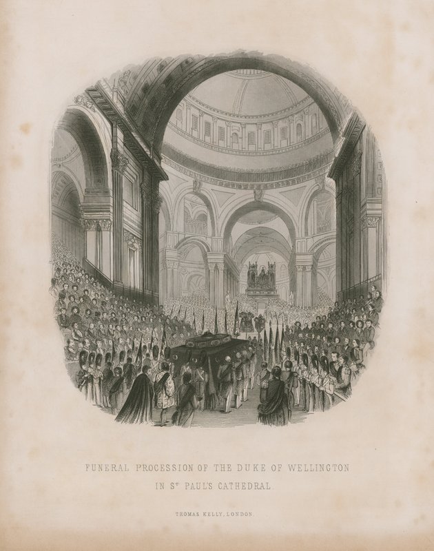 Wellington hercegének temetési menete alkotó: English School