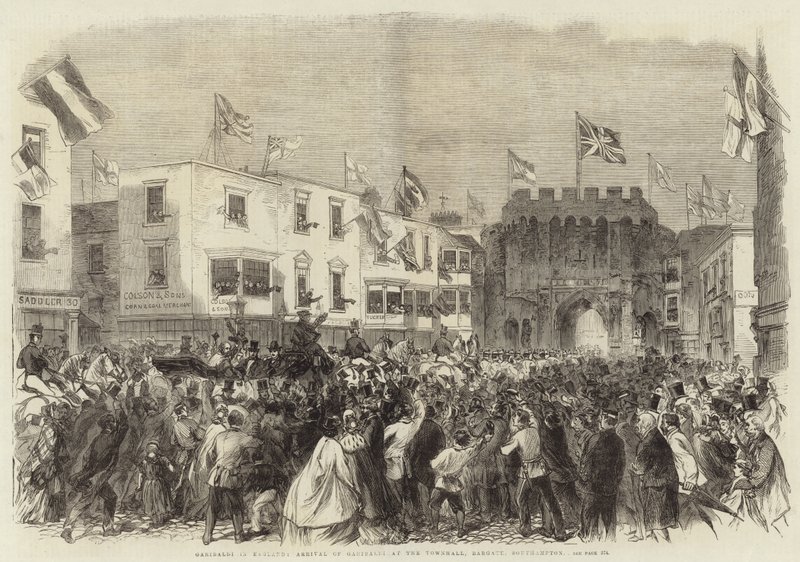 Garibaldi Angliában alkotó: English School