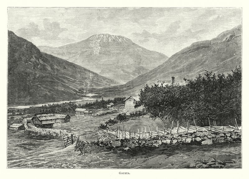 Gausta (metszet) alkotó: English School