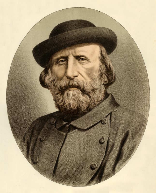 Garibaldi tábornok alkotó: English School