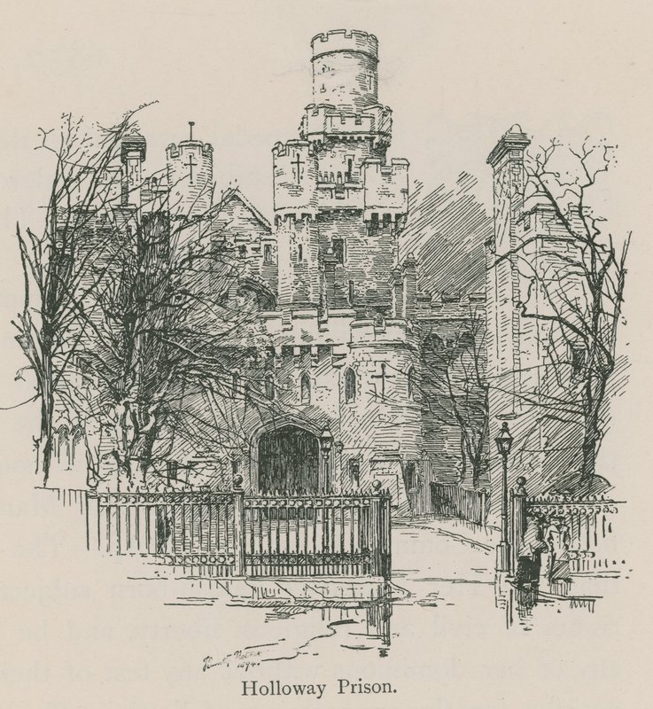 A Holloway börtön általános képe alkotó: English School