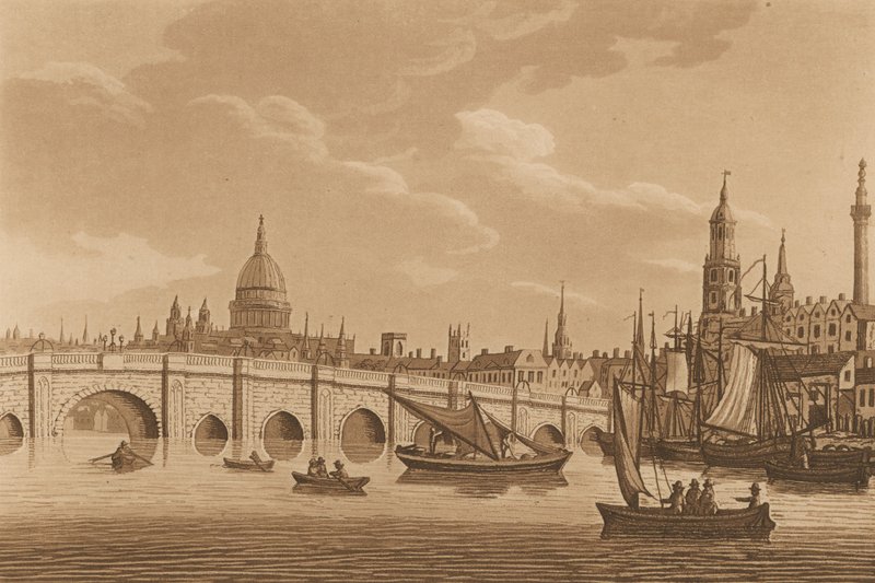 A London Bridge általános képe alkotó: English School