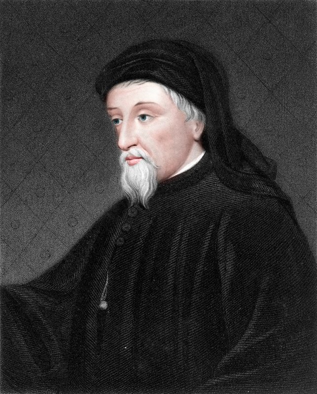 Geoffrey Chaucer alkotó: English School