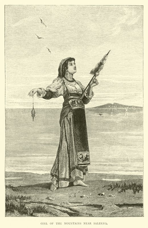 A hegyek lánya Salerno közelében alkotó: English School