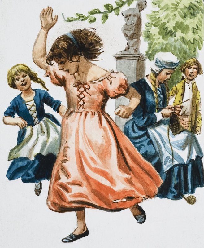Lányok táncolnak alkotó: English School