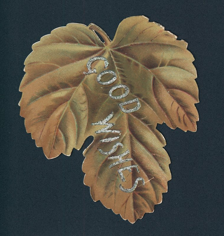 Arany levél, karácsonyi kártya alkotó: English School