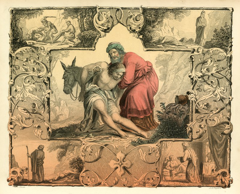 Irgalmas szamaritánus alkotó: English School