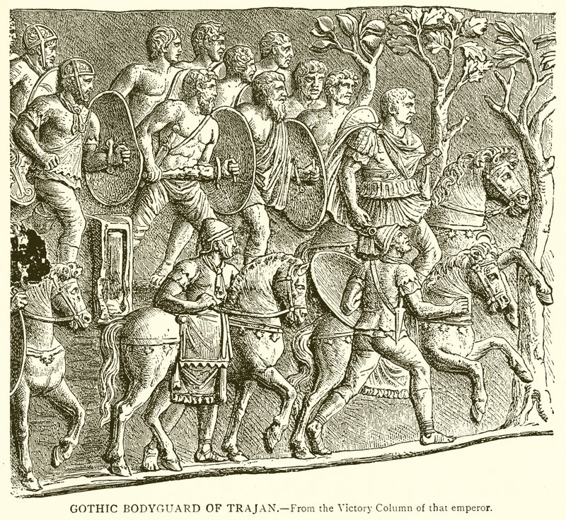 Traianus gótikus testőre alkotó: English School
