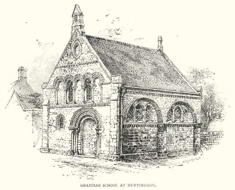 Gimnázium Huntingdonban (metszet) alkotó: English School