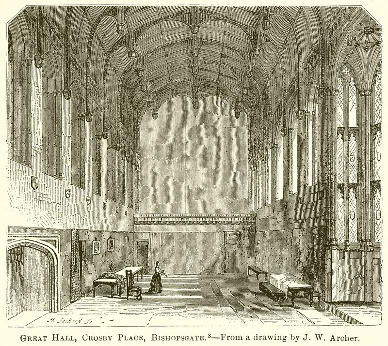 Nagyterem, Crosby Place, Bishopsgate alkotó: English School