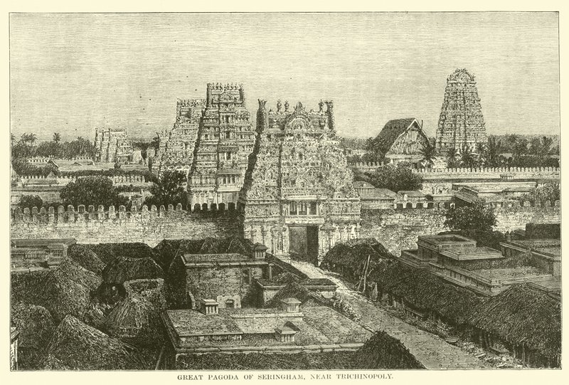 Seringham nagy pagodája, Trichinopoly közelében alkotó: English School