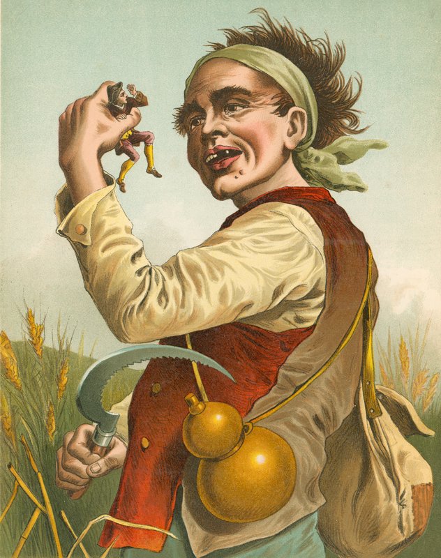 Gulliver Brobdingnagban alkotó: English School