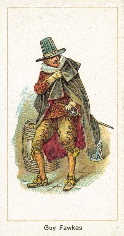 Guy Fawkes (chromolitho) alkotó: English School
