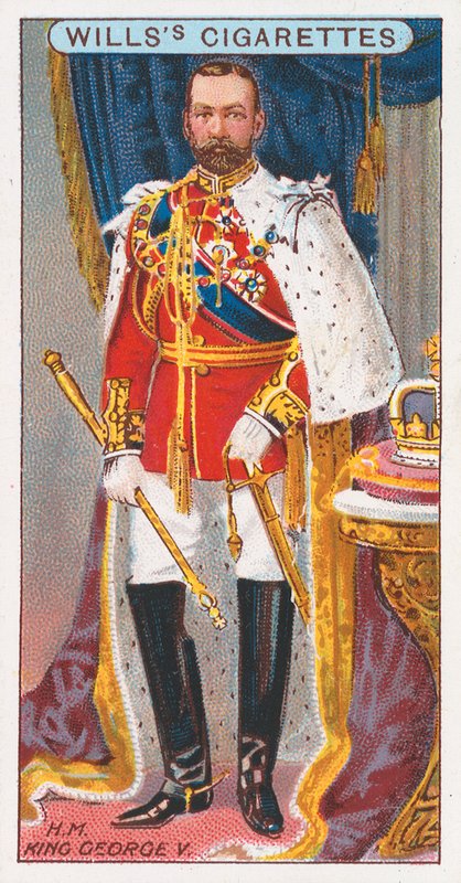 H.M. V. György király alkotó: English School