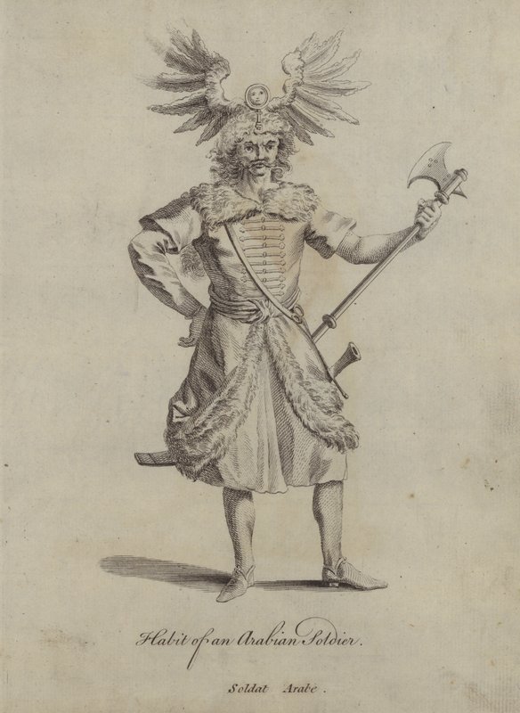 Egy arab katona szokásai (metszet) alkotó: English School