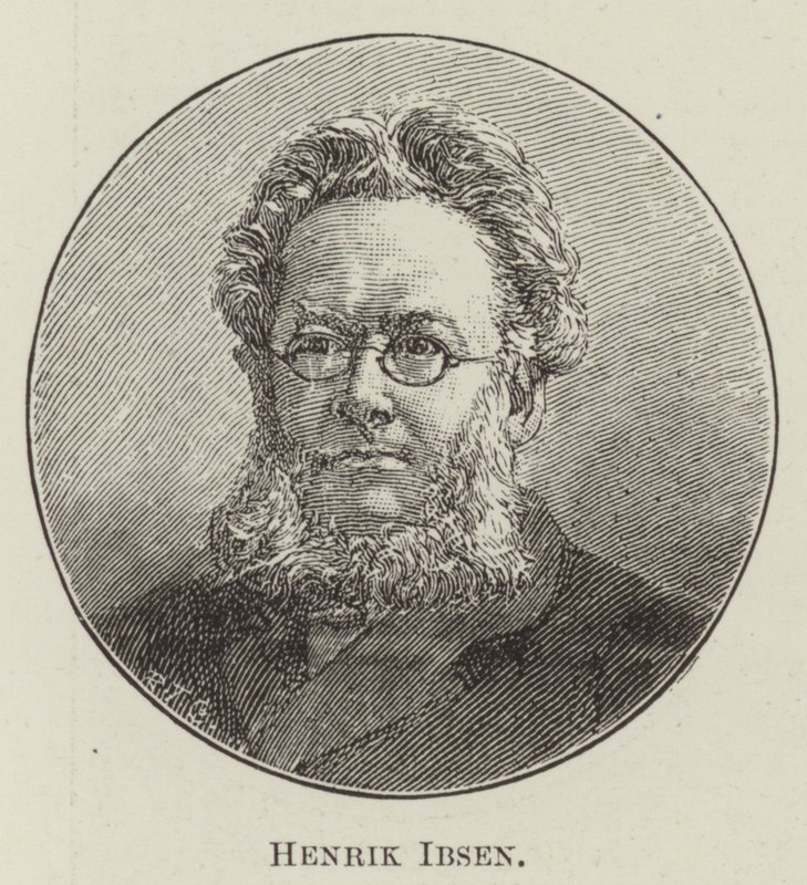 Henrik Ibsen (metszet) alkotó: English School