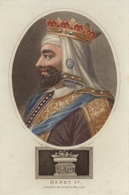 IV. Henrik, angol király (színes metszet) alkotó: English School