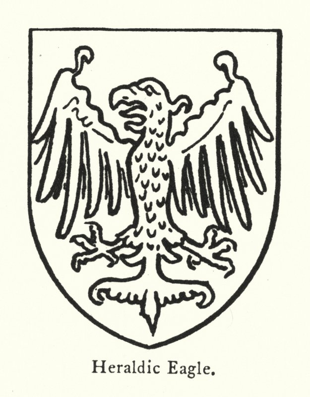 Heraldikus sas (metszet) alkotó: English School