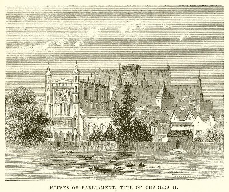 A parlament házai, II. Károly ideje alkotó: English School