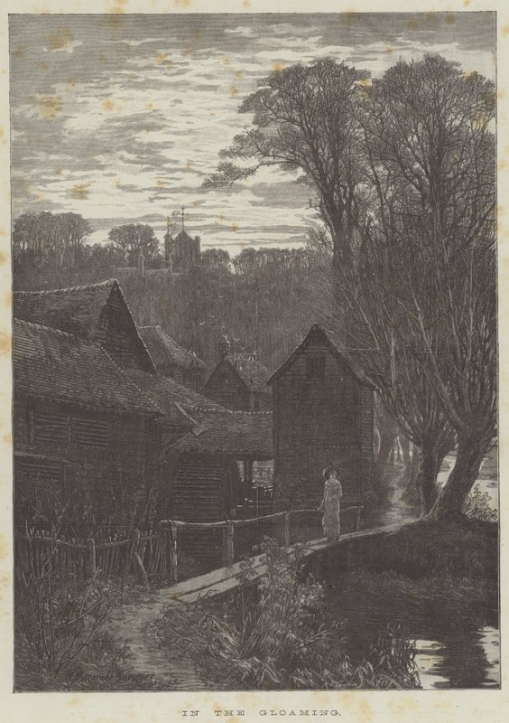 In the Gloaming (metszet) alkotó: English School