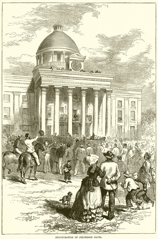 Jefferson Davis beiktatása alkotó: English School