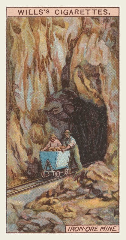 Vasércbánya (chromolitho) alkotó: English School