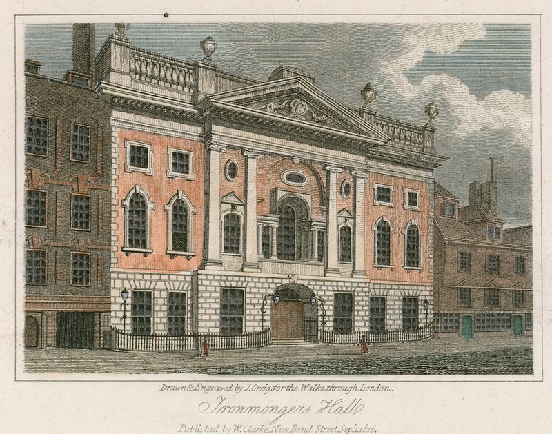 Ironmongers Hall, London alkotó: English School
