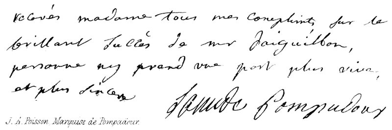 J A Poisson, de Pompadour márki alkotó: English School
