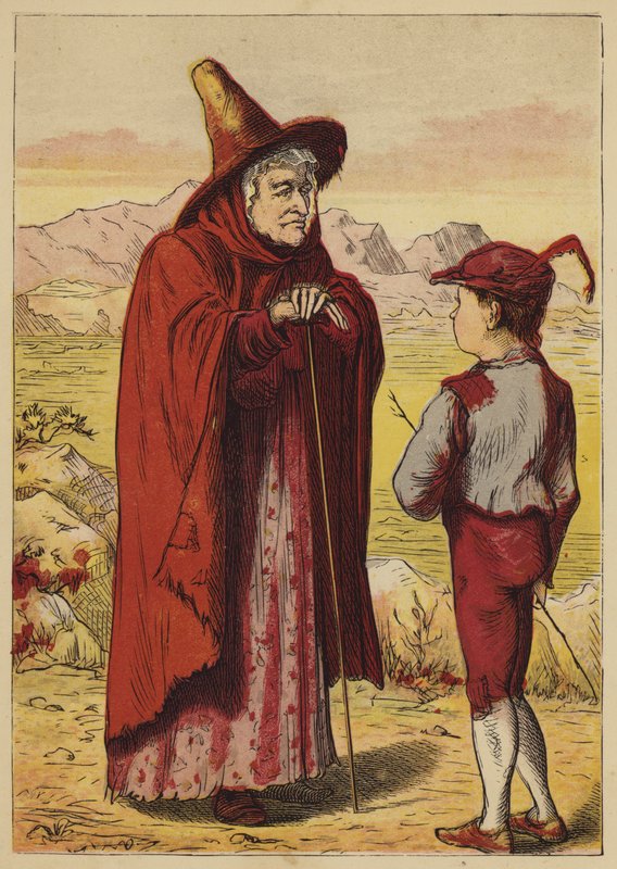 Jack And The Beanstalk (színes metszet) alkotó: English School