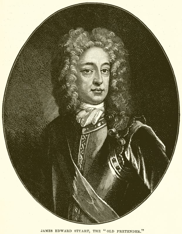 James Edward Stuart, az öreg színlelő. alkotó: English School