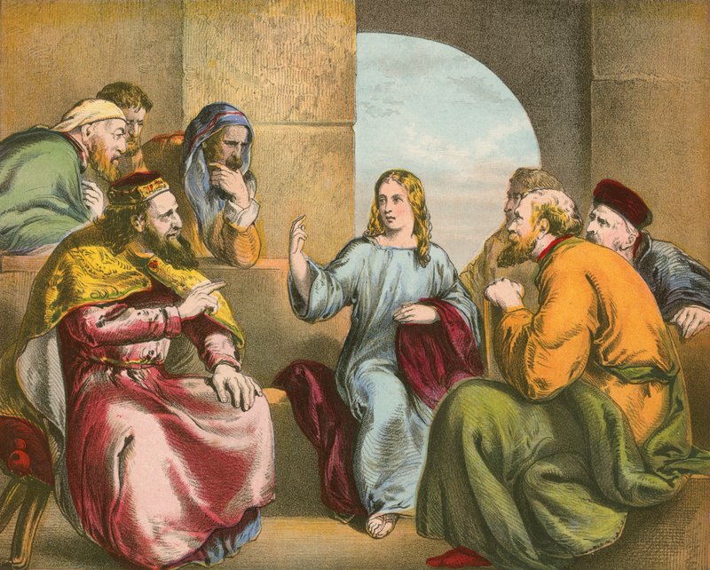 Jézus a templomban alkotó: English School