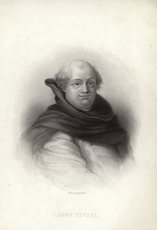 Johann Tetzel alkotó: English School