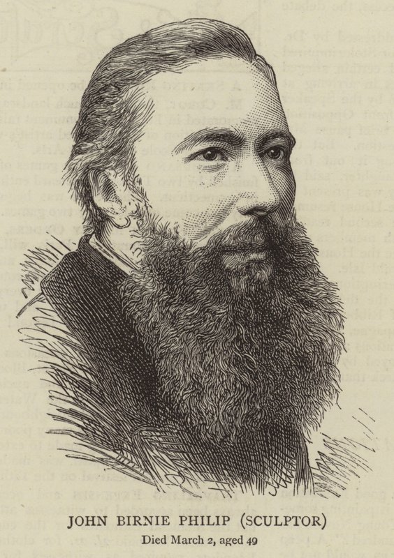 John Birnie Philip, szobrász (metszet) alkotó: English School