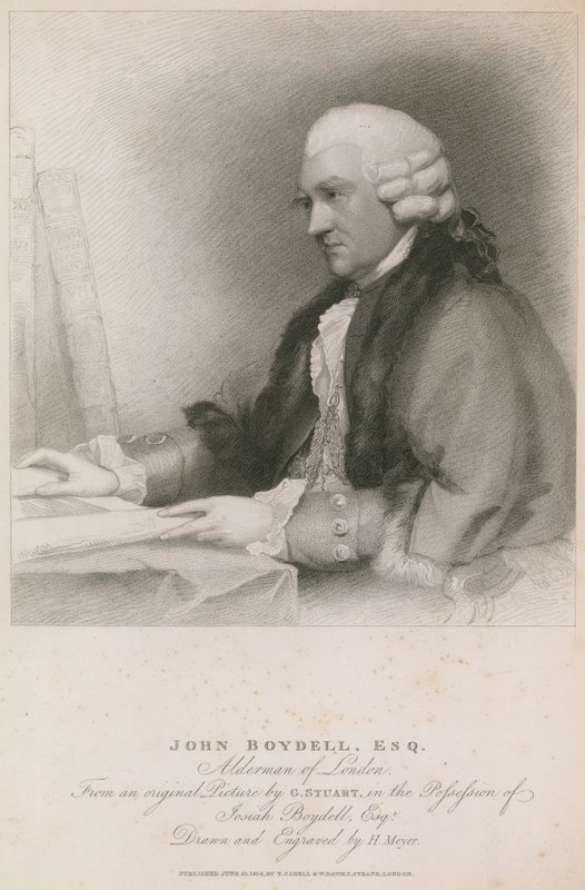 John Boydell, Londoni Alderman alkotó: English School