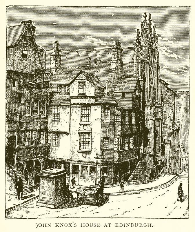 John Knoxs ház Edinburgh-ban alkotó: English School