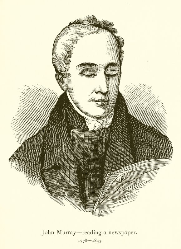 John Murray, újságot olvas alkotó: English School