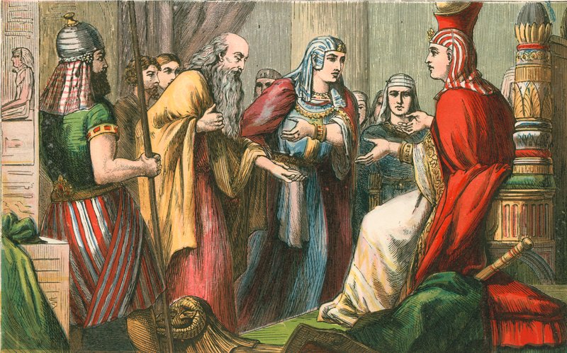 József a fáraó előtt alkotó: English School