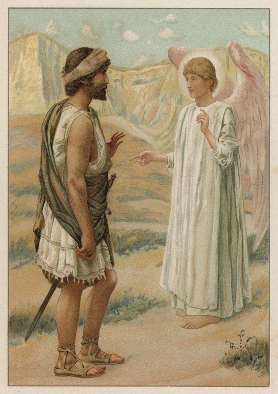 Józsué látomása (chromolitho) alkotó: English School