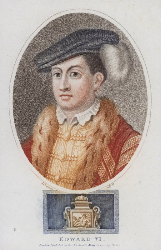 VI. Edward angol király (színes metszet) alkotó: English School
