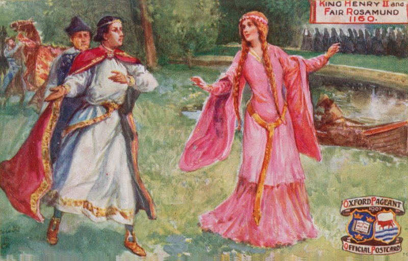 Henrik király és Fair Rosamund, 1160 alkotó: English School