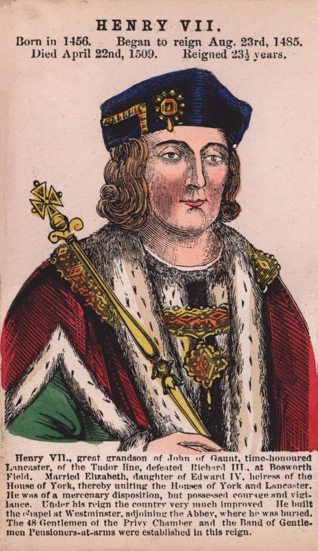 VII. Henrik király (színes metszet) alkotó: English School
