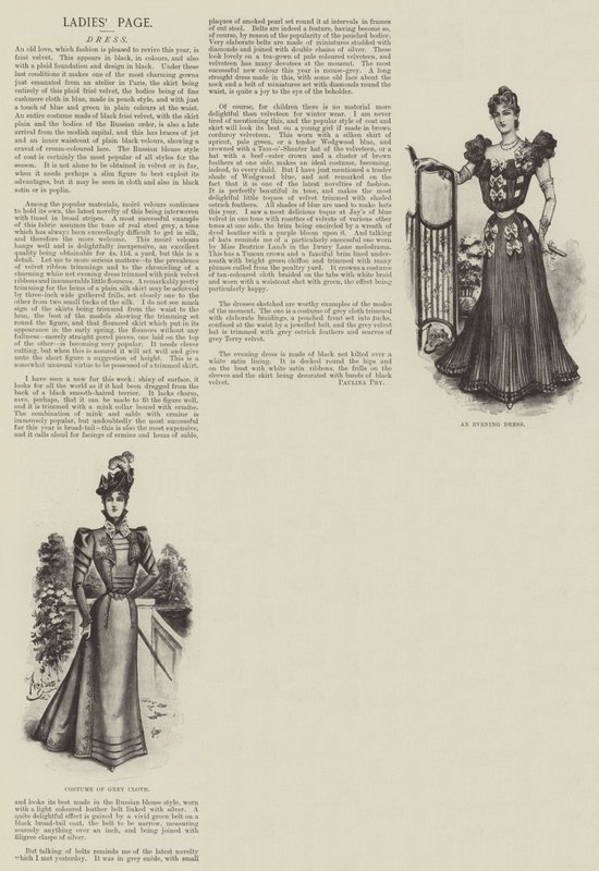 Női oldal (litho) alkotó: English School