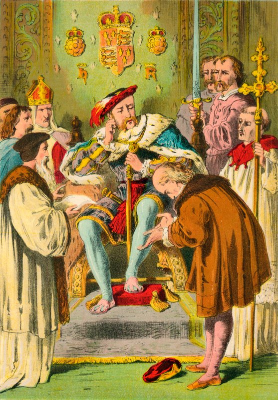 Lambert Henrik előtt VIII alkotó: English School